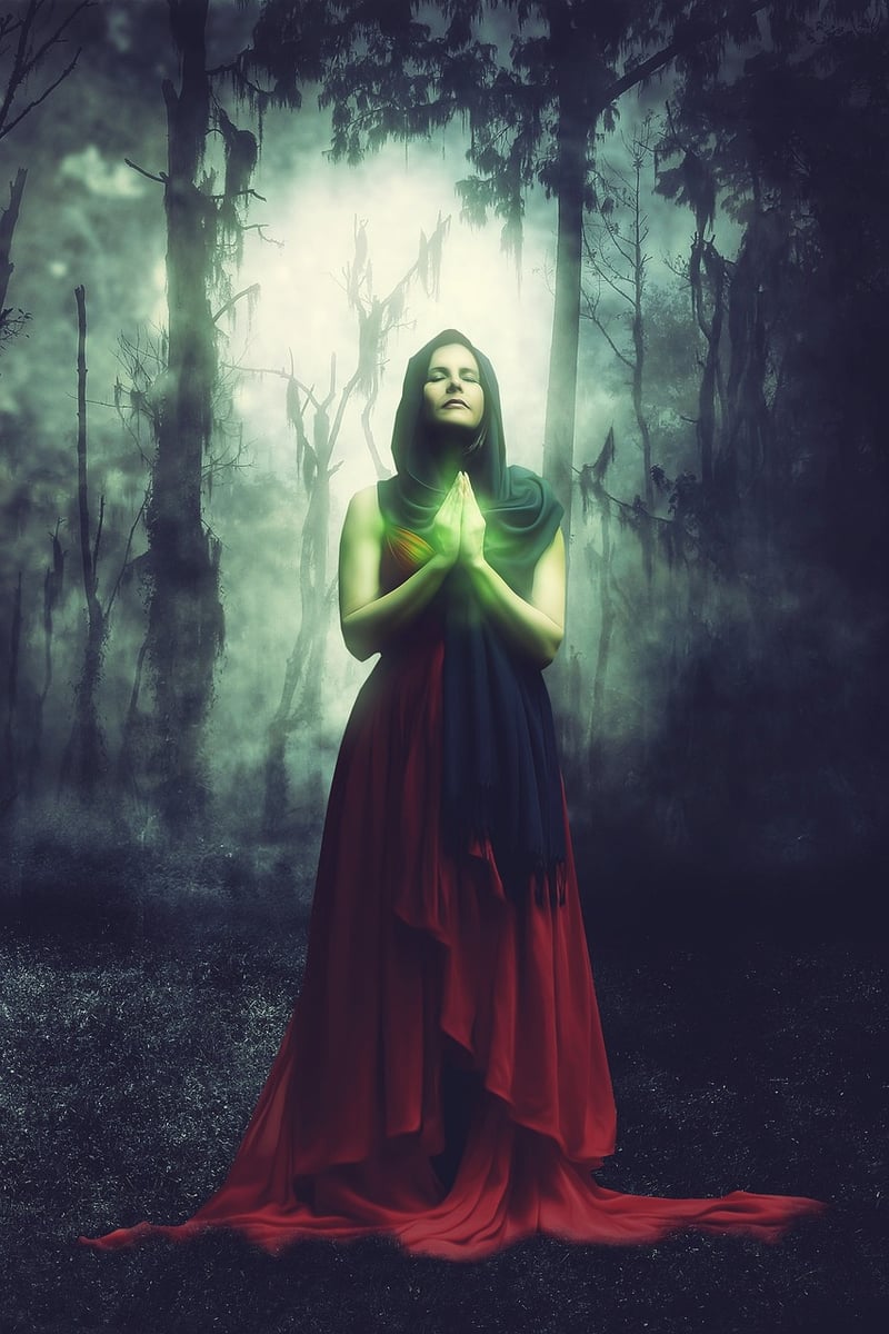 Fairy in a garden